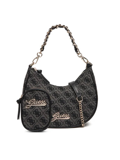 GUESS JEANS GIRLS JACQUARD HOBO BAG