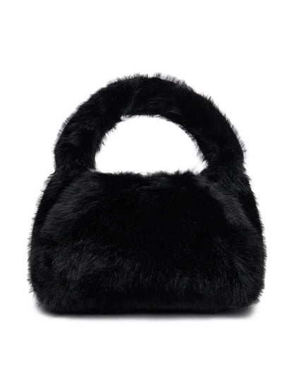 GUESS JEANS KIDS FAUX FUR HANDBAG