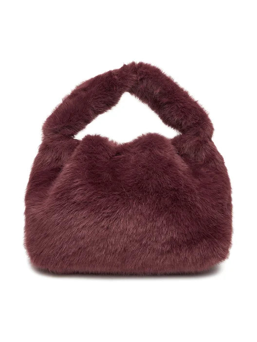 GUESS JEANS FAUX FUR HANDBAG