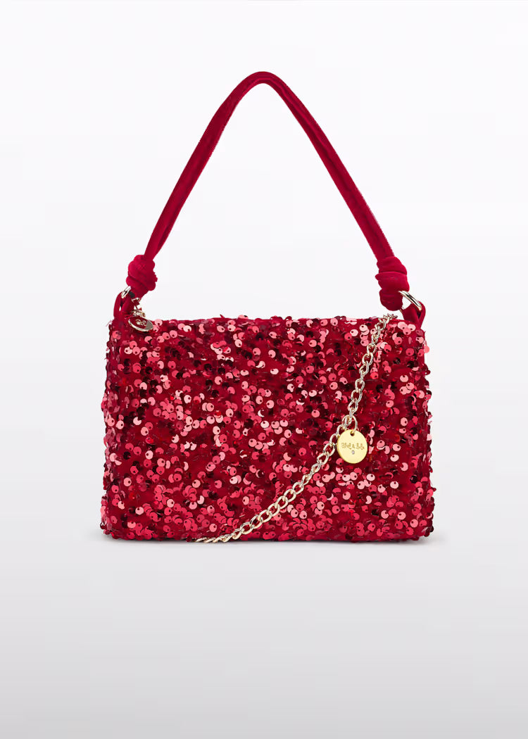 ABEL&LULA BY MAYORAL VELVET SEQUIN BAG