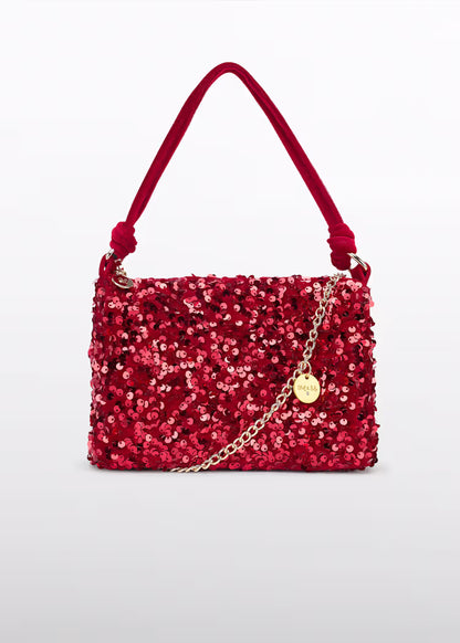 ABEL&LULA BY MAYORAL VELVET SEQUIN BAG