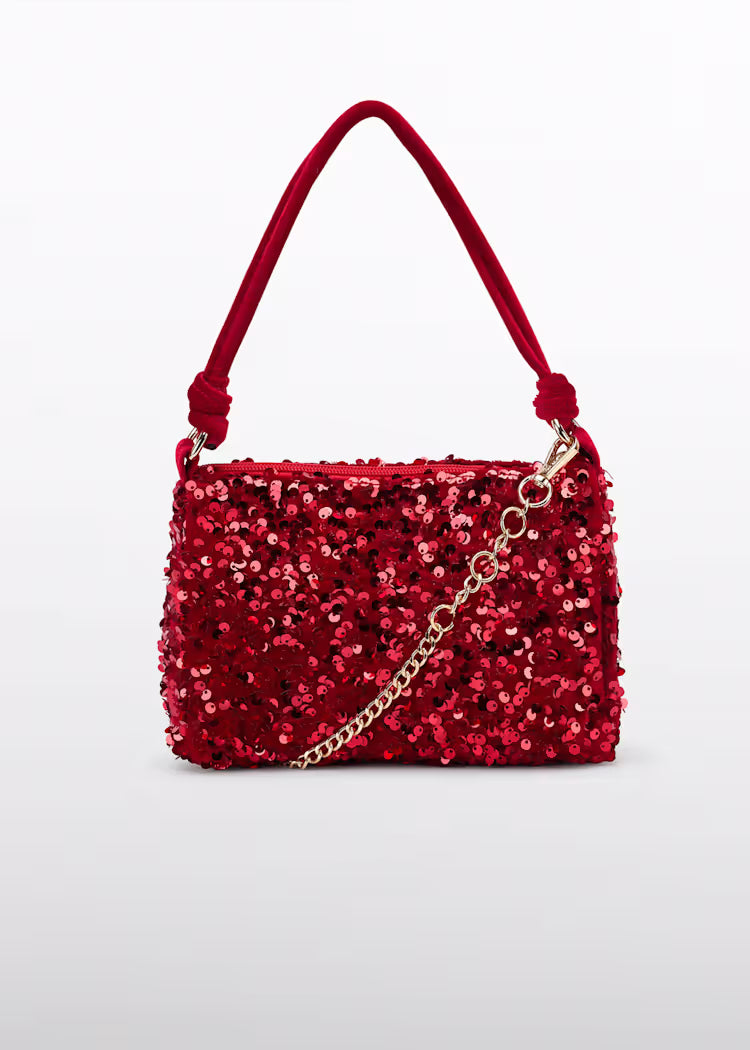 ABEL&LULA BY MAYORAL VELVET SEQUIN BAG