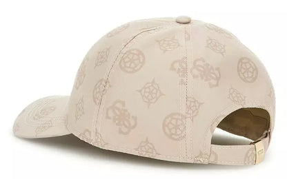GUESS PRNTD PEONE ALLOVER BASEBALL CAP