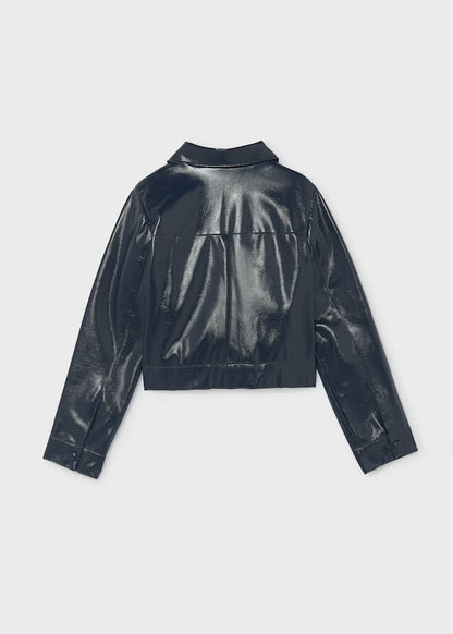 MAYORAL GIRLS PATENT LEATHER JACKET