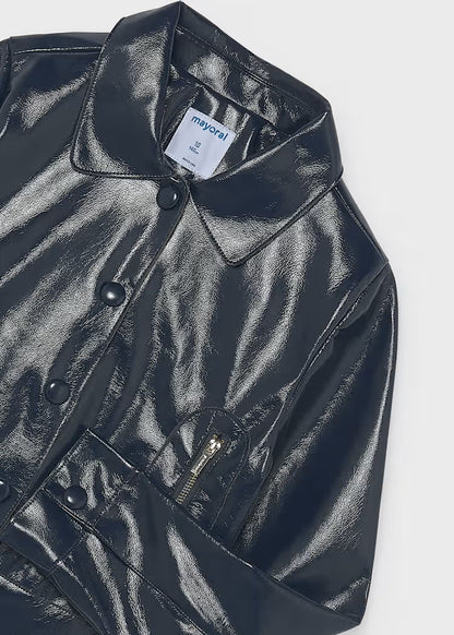 MAYORAL GIRLS PATENT LEATHER JACKET