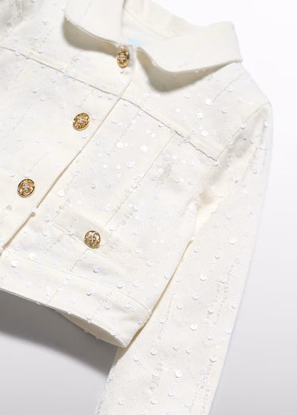 ABEL & LULA GIRL'S SEQUIN JACKET