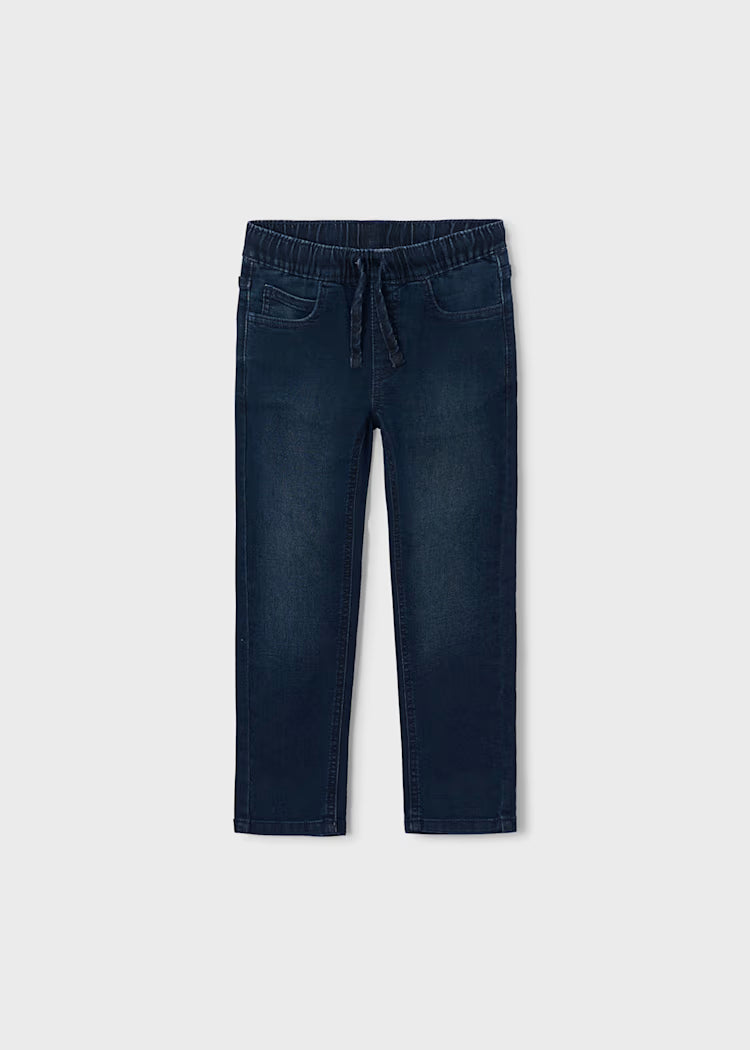 MAYORAL KIDS SOFT DENIM JOGGER PANTS
