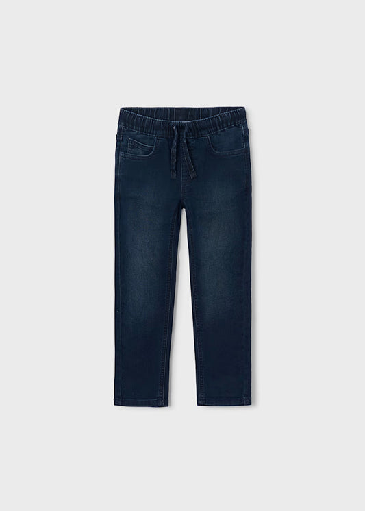 MAYORAL KIDS SOFT DENIM JOGGER PANTS