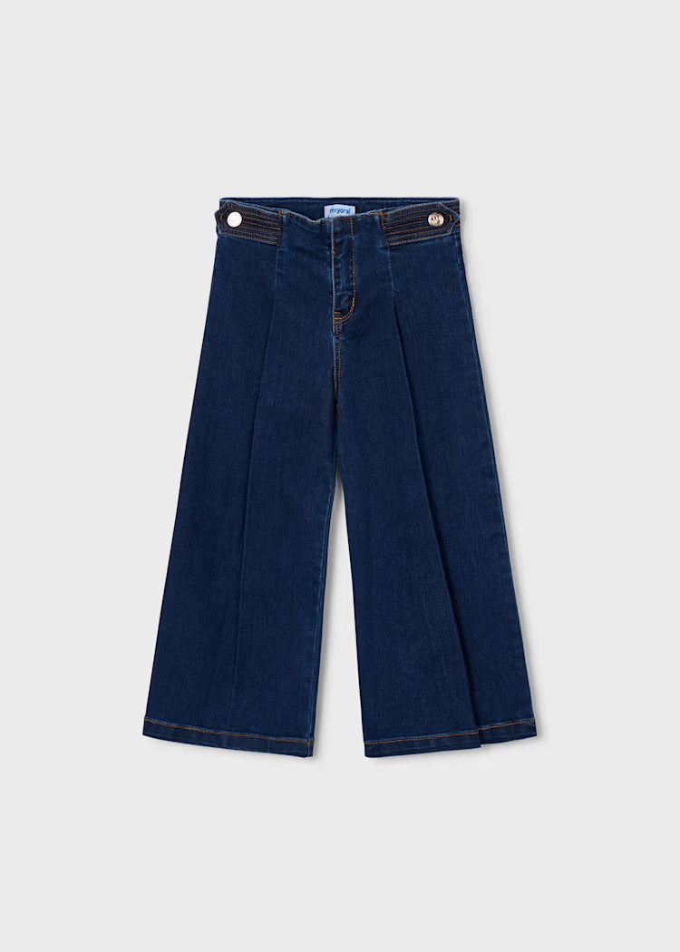 MAYORAL KIDS WDE LEG DENIM PANTS