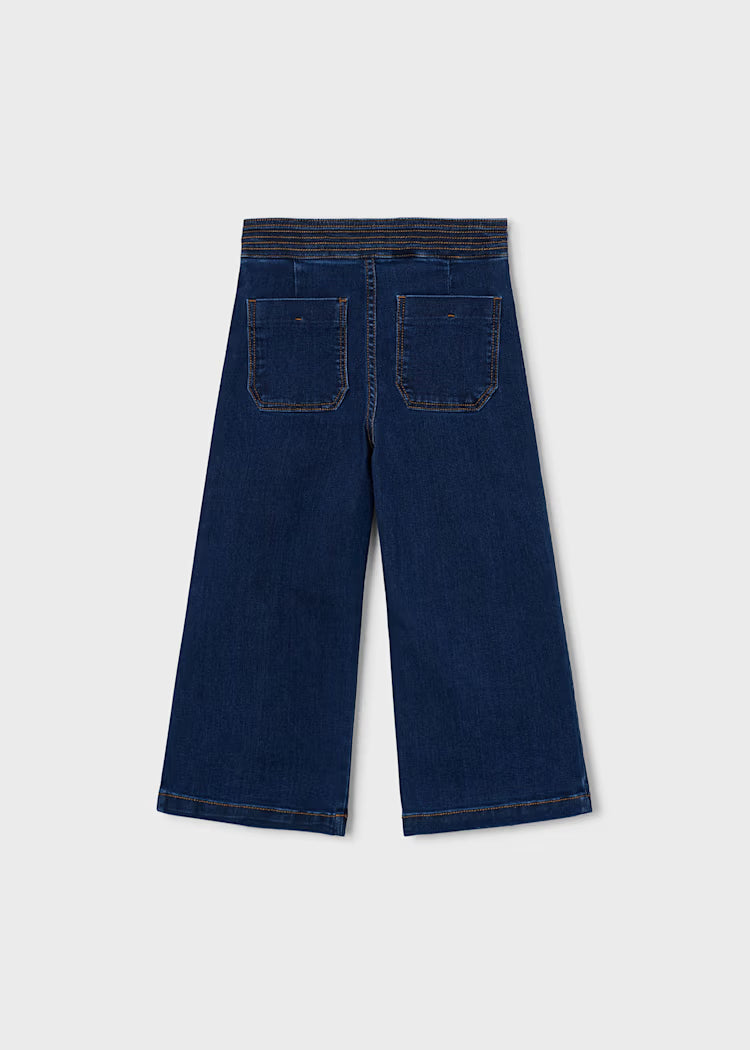 MAYORAL KIDS WDE LEG DENIM PANTS