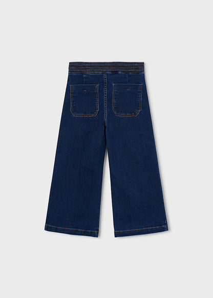 MAYORAL KIDS WDE LEG DENIM PANTS