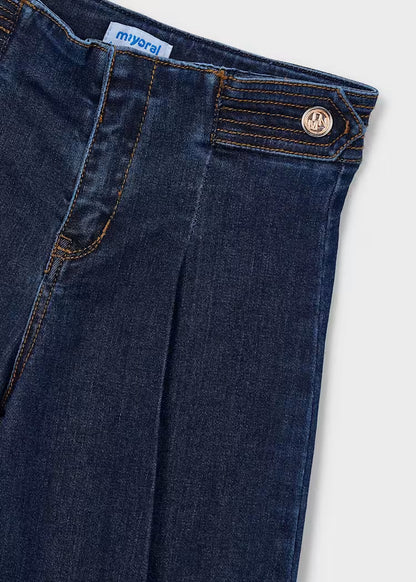 MAYORAL KIDS WDE LEG DENIM PANTS