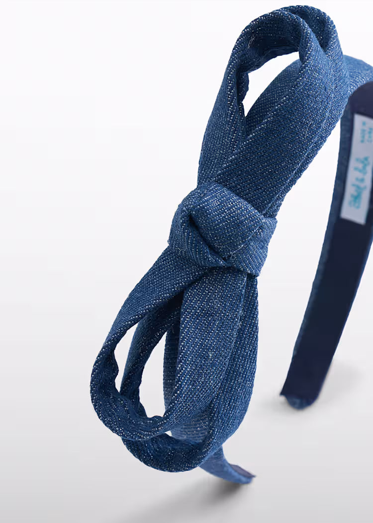 ABEL & LULA GIRLS SHIMMER DENIM HEADBAND