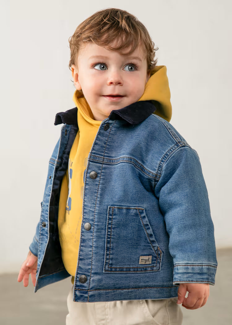 MAYORAL KIDS INSULATED  SOFT DENIM JACKET