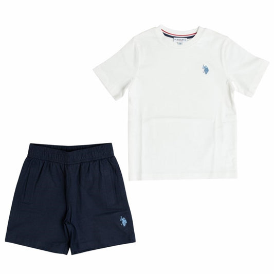 U.S POLO ASSN KIDS SET T SHIRT & SHORT