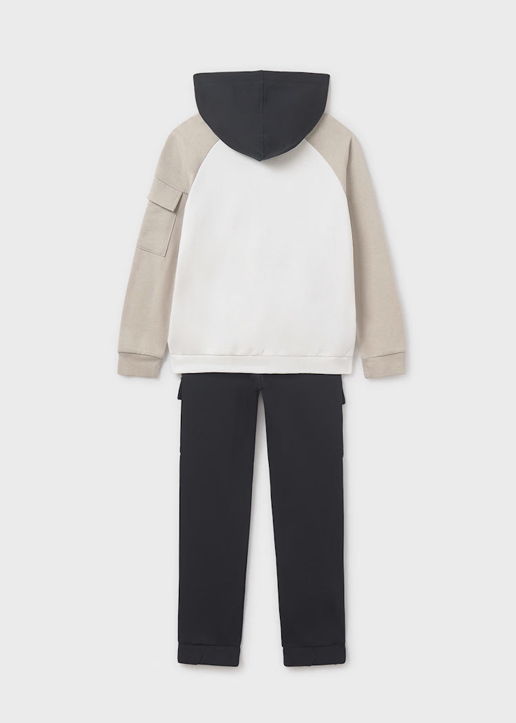 MAYORAL UNISEX CONTRAST COLOR BLOCK SET TRACKSUIT