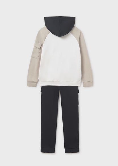 MAYORAL UNISEX CONTRAST COLOR BLOCK SET TRACKSUIT