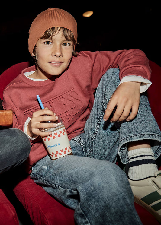 MAYORAL KIDS UNISEX WIDE FIT DENIM PANTS