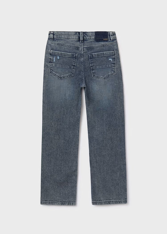 MAYORAL KIDS UNISEX WIDE FIT DENIM PANTS