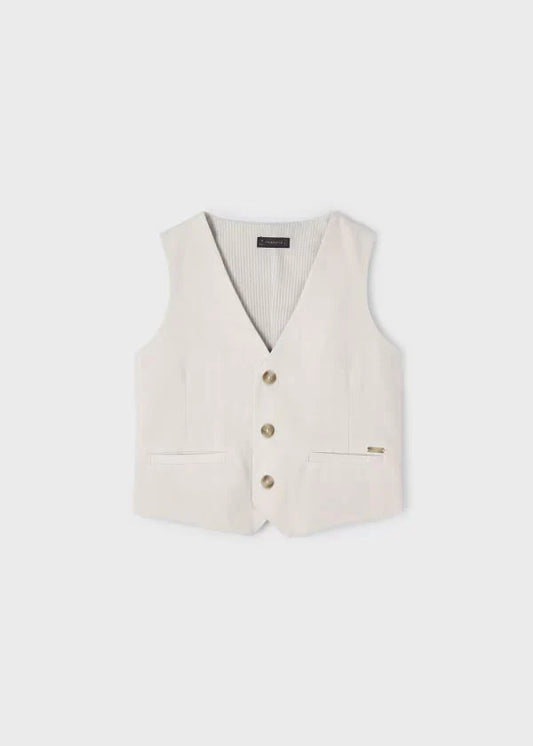 MAYORAL COTTON LINEN VEST