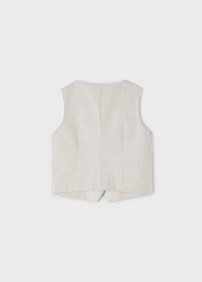 MAYORAL COTTON LINEN VEST