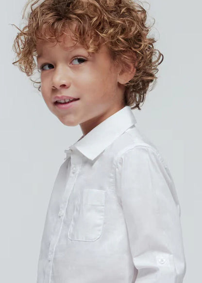 MAYORAL KIDS BASIC COLLAR SHIRT