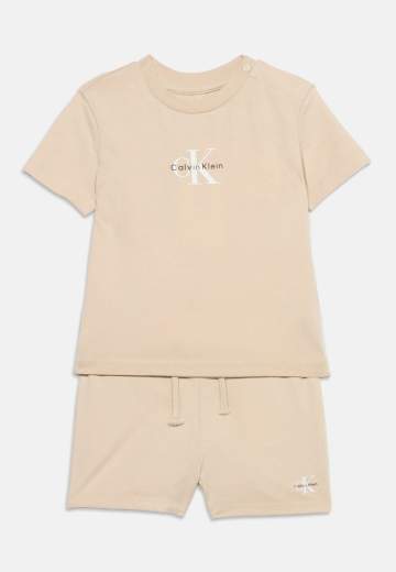 CALVIN KLEIN KIDS 2 PIECE KNIT SET SHORTS