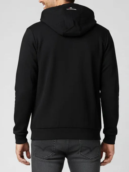 U.S POLO ASSN MAN FULL ZIP COTTON HOODIE