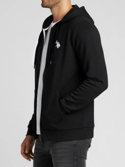 U.S POLO ASSN MAN FULL ZIP COTTON HOODIE
