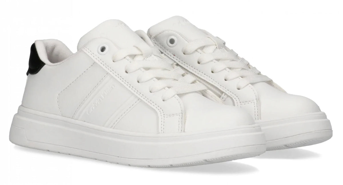 CALVIN KLEIN KIDS LOW CUT LACE-UP
