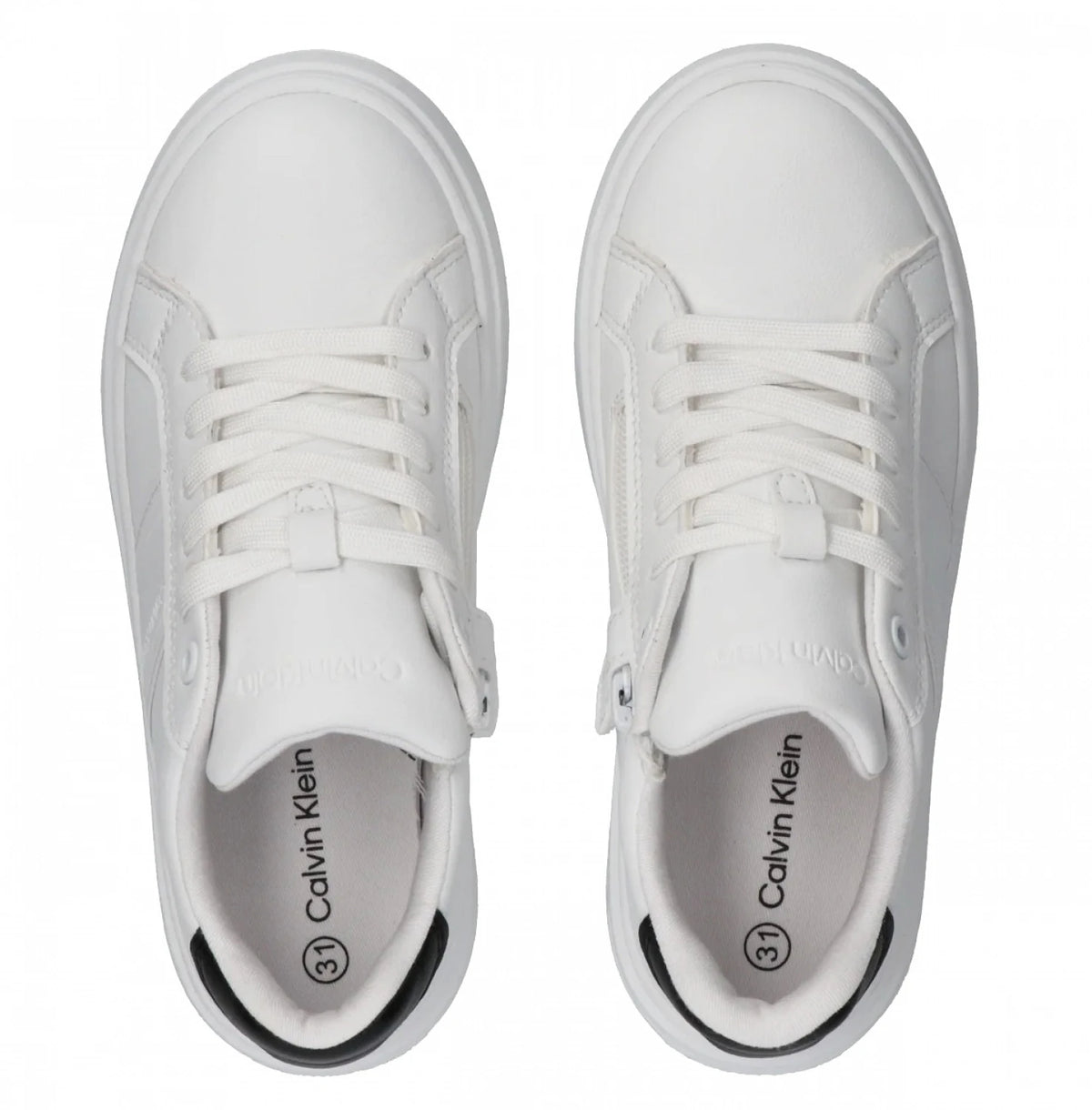 CALVIN KLEIN KIDS LOW CUT LACE-UP