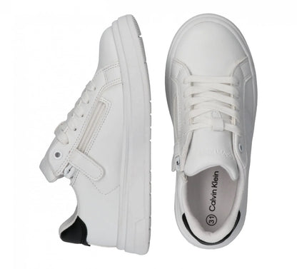CALVIN KLEIN KIDS LOW CUT LACE-UP