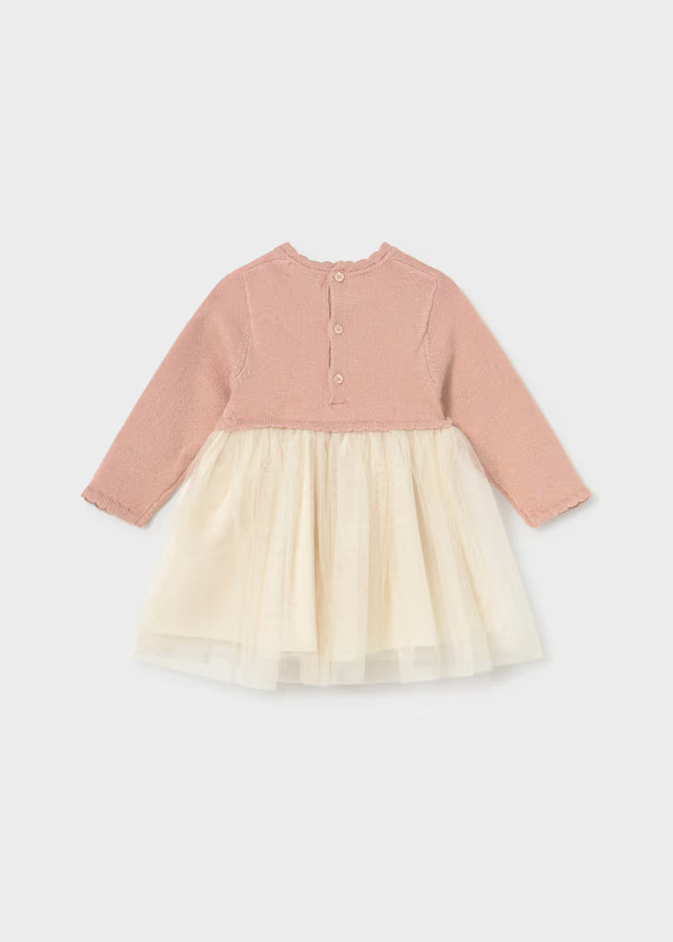 MAYORAL KNITTED TULLE DRESS
