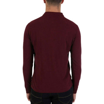 U.S POLO ASSN  LS POLO SHIRT IN PIQUE COTTON