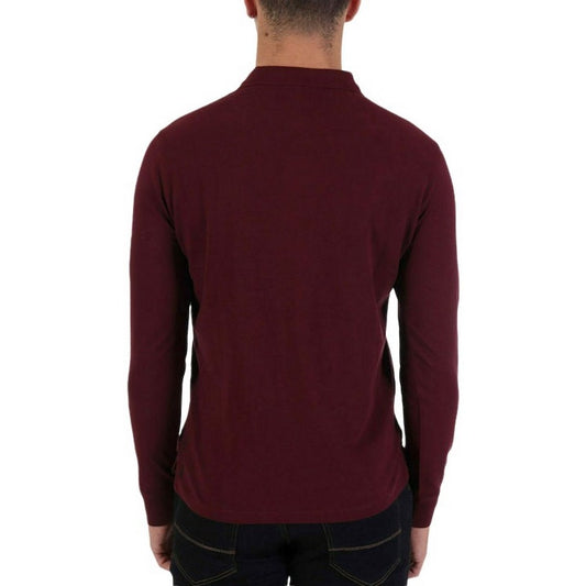 U.S POLO ASSN  LS POLO SHIRT IN PIQUE COTTON