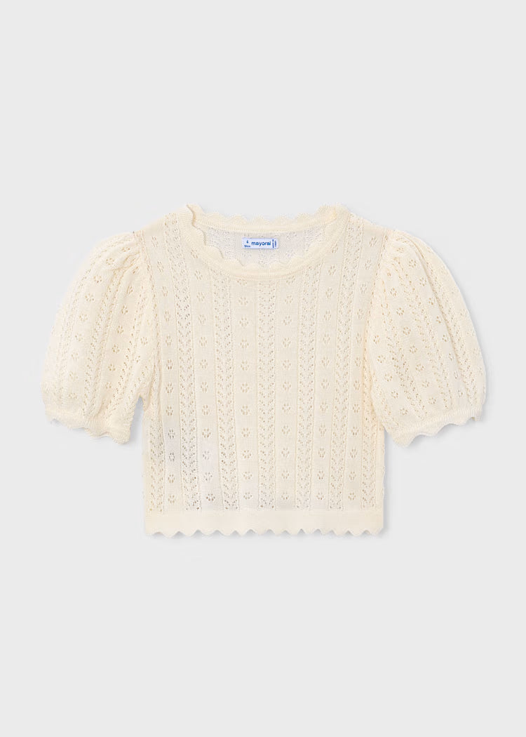 MAYORAL KNITTED WAVE T-SHIRT