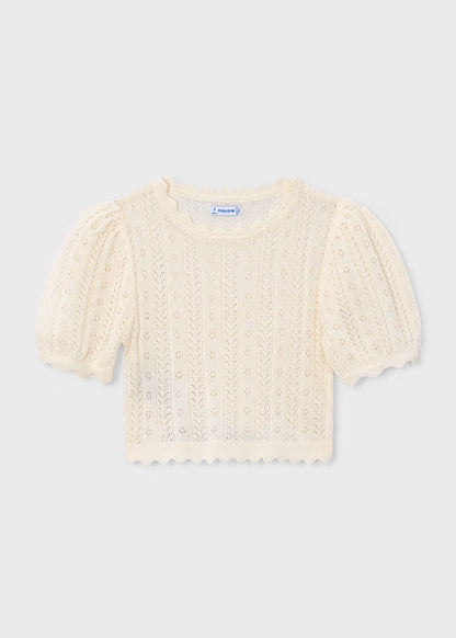 MAYORAL KNITTED WAVE T-SHIRT