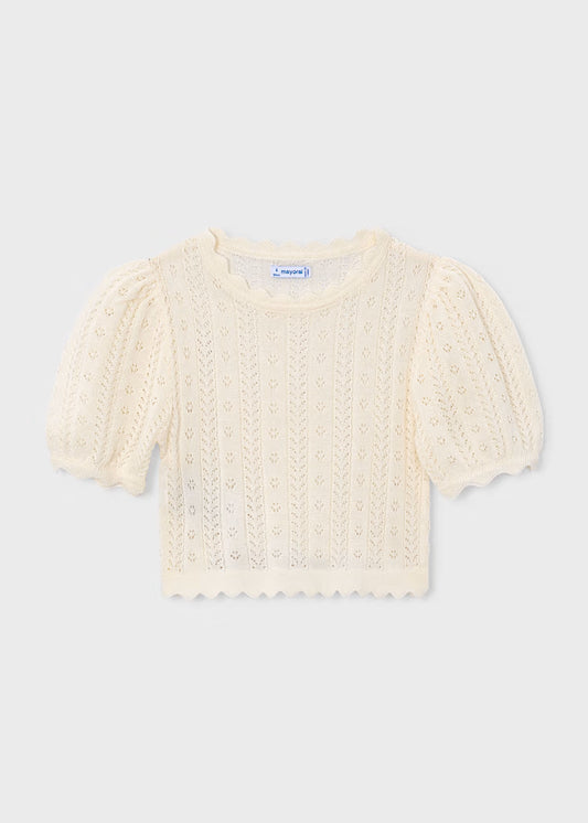 MAYORAL KNITTED WAVE T-SHIRT