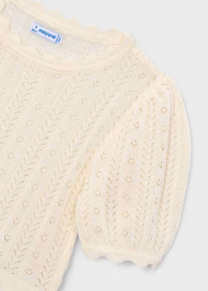 MAYORAL KNITTED WAVE T-SHIRT