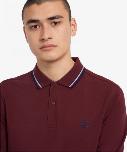 FRED PERRY LS TWIN TIPPED SHIRT