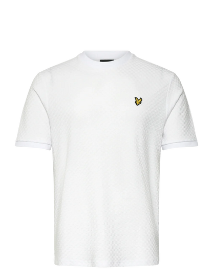 LYLE&SCOTT FOOTBALL JACQUARD T SHIRT