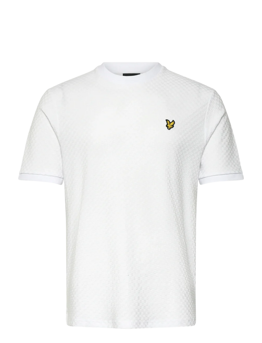 LYLE&SCOTT FOOTBALL JACQUARD T SHIRT