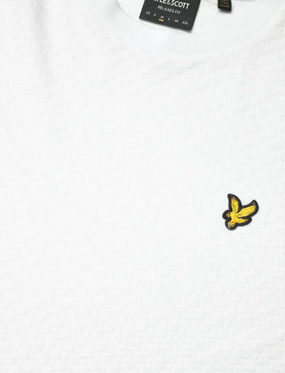 LYLE&SCOTT FOOTBALL JACQUARD T SHIRT