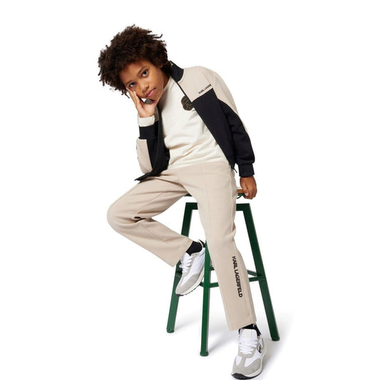 KARL LAGERFELD KIDS LOGO TROUSER