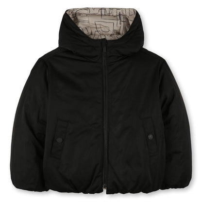 KARL LAGERFELD KIDS REVERSIBLE PUFFER JACKET