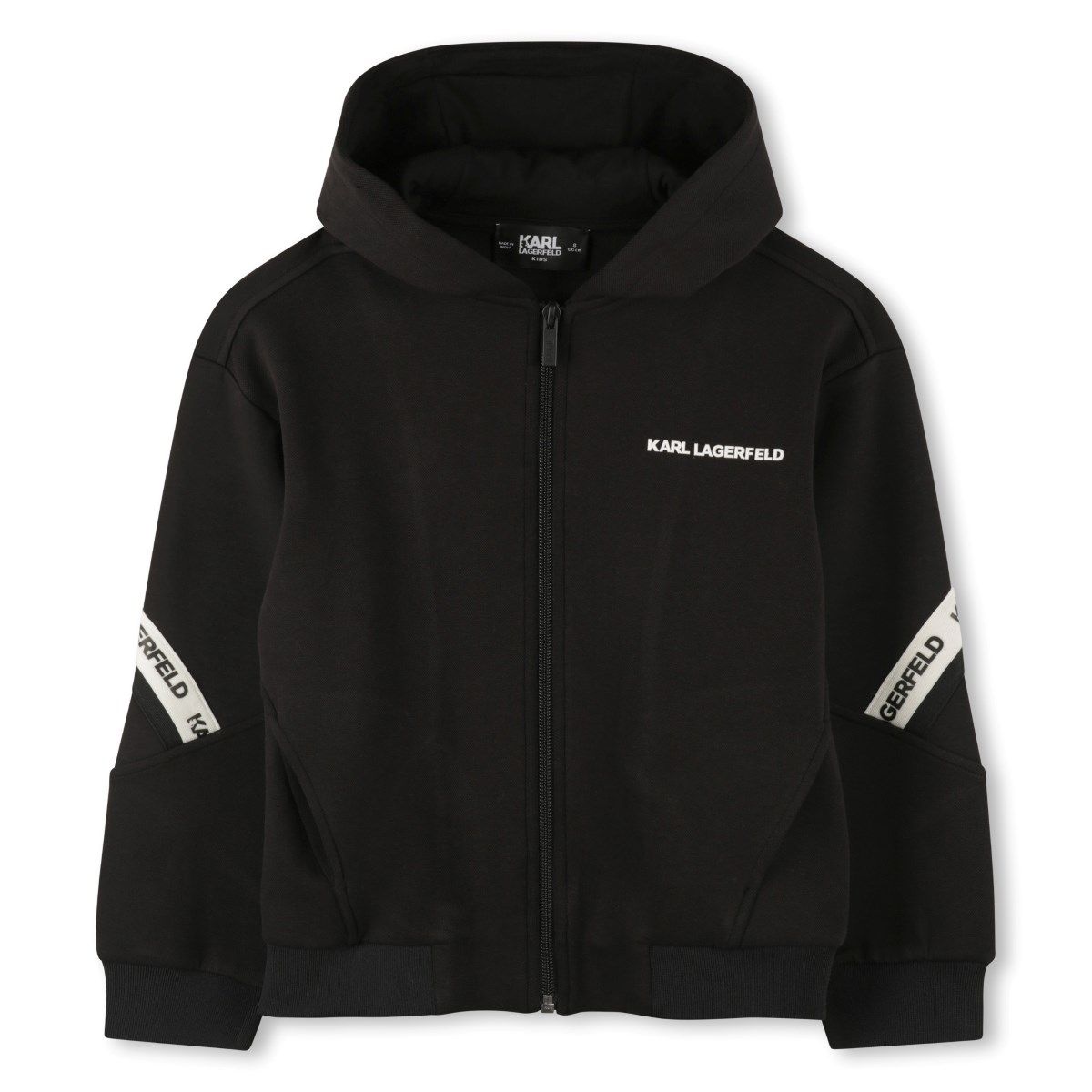 KARL LAGERFELD KIDS SIDE TAPE LOGO SWEATSHIRT