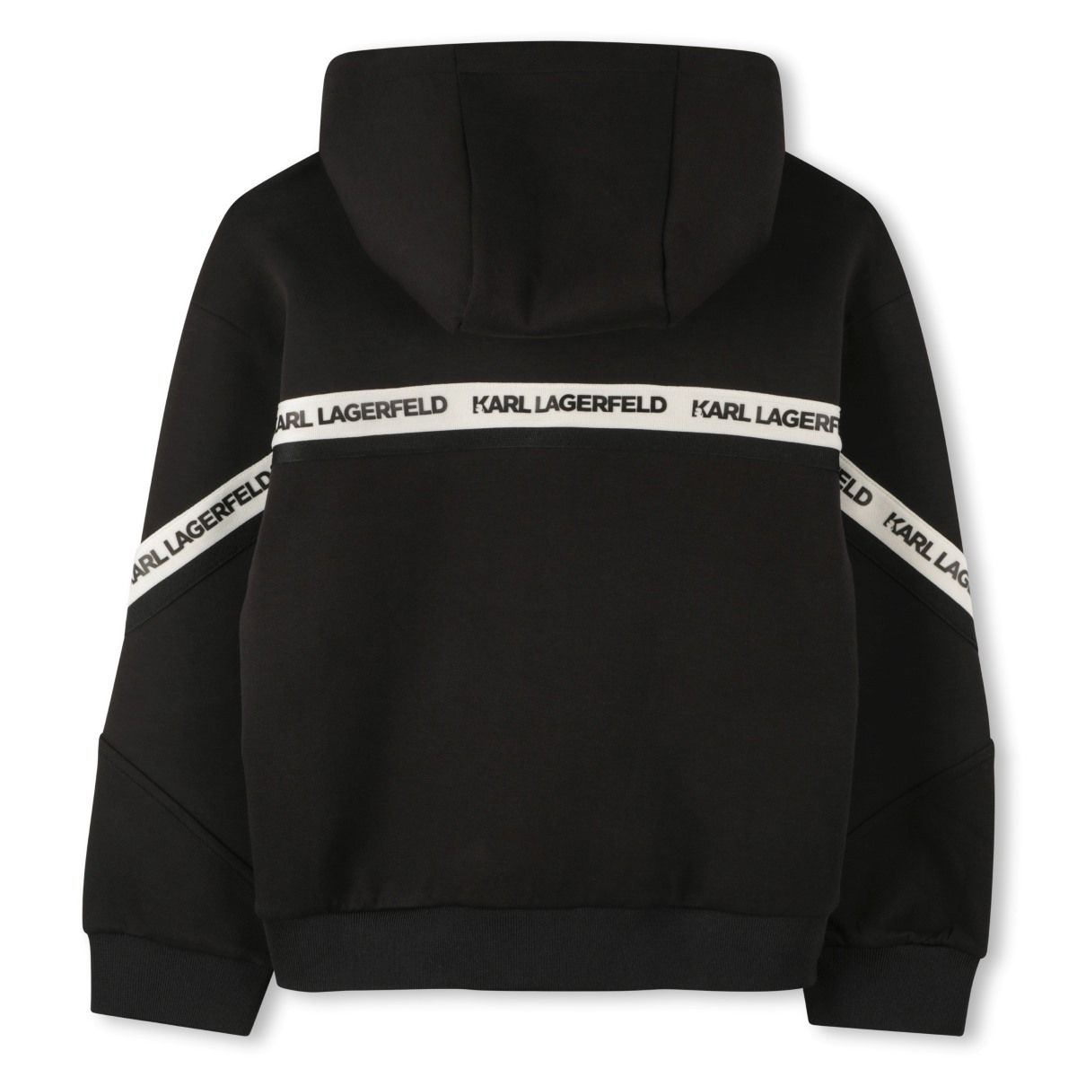 KARL LAGERFELD KIDS SIDE TAPE LOGO SWEATSHIRT