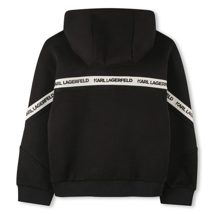 KARL LAGERFELD KIDS SIDE TAPE LOGO SWEATSHIRT