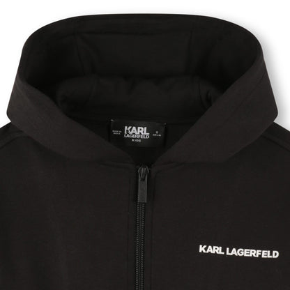 KARL LAGERFELD KIDS SIDE TAPE LOGO SWEATSHIRT