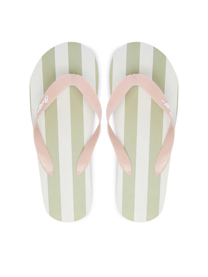 GUESS KIDS STRIPED FLIP FLOPS